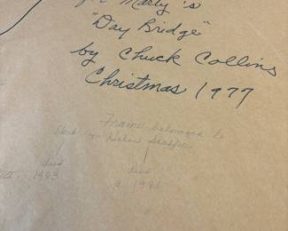 Information on back of Lithograph of Watercolor Trumans' Home by Frank Steinman.
