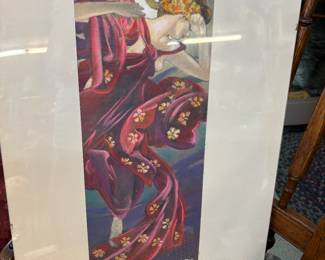 "Evening Star" Plaza Art Fair 1970. Signature not visible