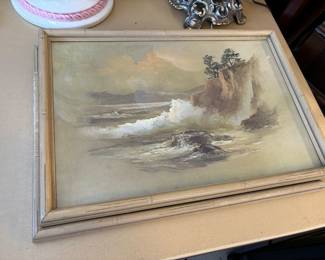Print of Seascape by Julie Gregory