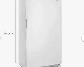 Whirlpool  Frost-free Upright Freezer White