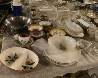 Decorative serving pieces