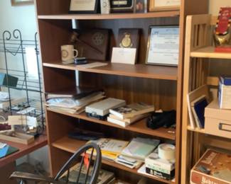 Sturdy wooden shelves