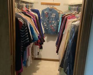 Lots of women’s clothes