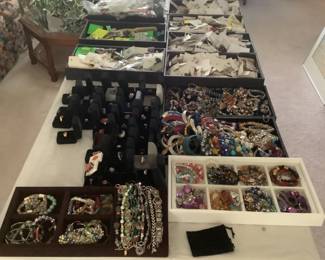 Lots of costume jewelry