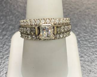 10kt center stone .75