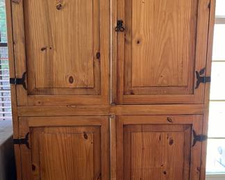 Knotty Pine Armoire