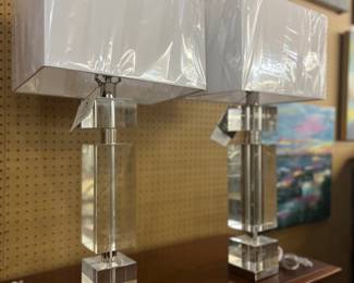 Acrylic Lamps Retail $595.00 each - SALE PRICE $178.50 each