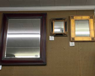 Large Mirror Retail $395 - SALE PRICE $118.50 Small Mirror Retail $99 - SALE PRICE $29.70 Medium (Gold) Mirror Retail $125 - SALE PRICE $37.50