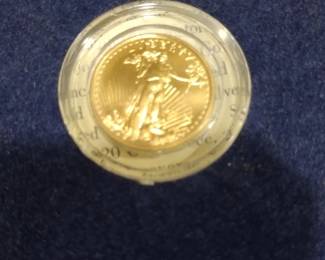 St Gaudens, 1/10th gold coin