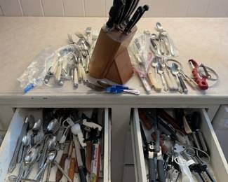 Utensils and a Knife Set 