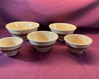 Robinson Ransbottom Nesting Stoneware Bowls 
