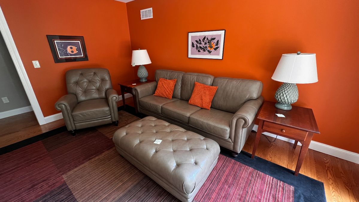 Fabulous leather living room set!