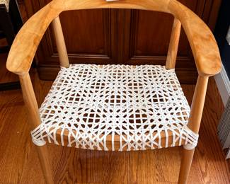 Safavieh Juneau leather chair.