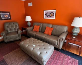 Fabulous leather living room set!