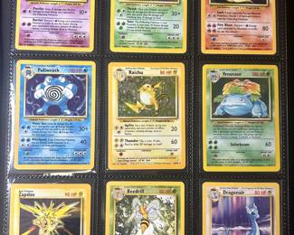 Base Set Pokémon Cards