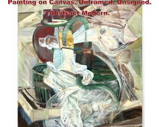 Lot 959 Large Dolores Pye Josey Surreal Painting on Canvas. Unframed. Unsigned. Abstract Modern.