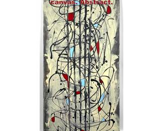 Lot 660 B ASCALON Oil Painting on canvas. Abstract.