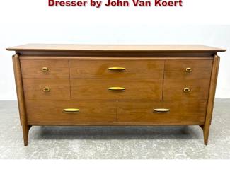 Lot 1114 Drexel Projection Low Chest Dresser by John Van Koert