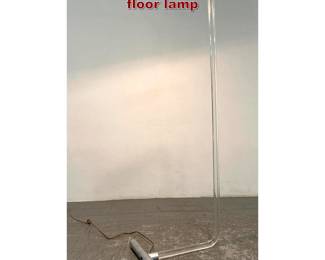 Lot 638 Peter Hamburger lucite and chrome floor lamp