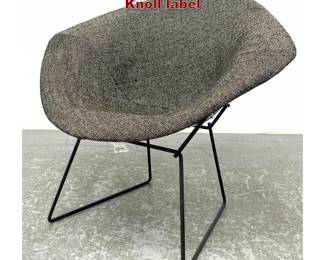 Lot 823 Harry Bertoia Diamond Chair. Knoll label 