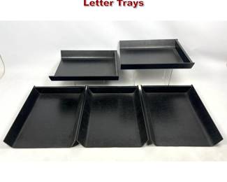 Lot 1041 5pcs KNOLL Associates Letter Trays