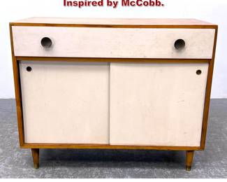 Lot 1066 50s Modern Server Cabinet. Inspired by McCobb. 