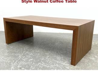 Lot 1106 Contemporary Mid Century Modern Style Walnut Coffee Table