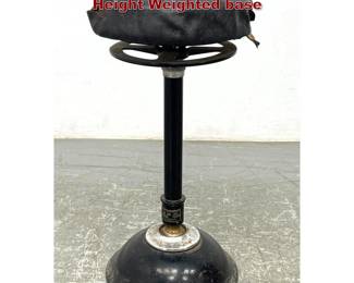 Lot 1145 Art Deco Medical Stool Adjustable Height Weighted base