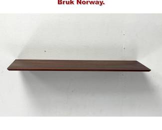 Lot 644 Wall Mount Angled Shelf by Arna Bruk Norway. 