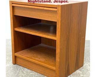 Lot 1103 Danish Modern Denmark Teak Nightstand. Jesper.
