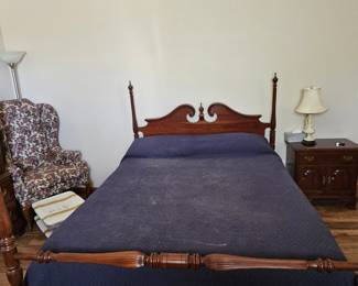 Ethen Allen Bedroom Set includes: dresser, nightstand and bed & chest of drawers.