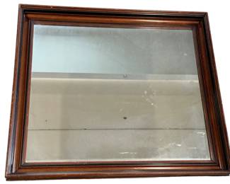 $30 USD     Brown Wood Framed Mirror EK221-165     This mirror features a durable and stylish brown wood frame that adds a touch of warmth to any room. Its high-quality construction ensures long-lasting use and enhances the overall aesthetic of your space. A perfect addition to any home, providing both functionality and visual appeal.

Dimensions: 28 x 3 x 33"H

Condition: Very Good Condition. 

Local pick up Merrifield, VA.  Please contact us for shipper suggestions.     https://goodbyhello.com/products/copy-of-black-crate-barrel-spotlight-x-leg-desk-ek221-164?_pos=10&_sid=79946e5dc&_ss=r