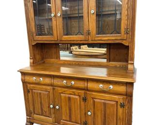 $200 USD    Vintage Keller Oak Hutch EK221-224     Get ready to add some vintage charm to your space with the Vintage Keller Oak Hutch. As functional as it is stylish, this hutch features ample storage space for all your essentials. Perfect for adding a touch of nostalgia to any room, this hutch is a must-have for any vintage lover.

Dimensions: 56 x 19 x 75.5

Condition: Very Good Condition

Local pick up Merrifield, VA.  Please contact us for shipper suggestions.     https://goodbyhello.com/products/iron-marble-top-outdoor-coffee-table-ek221-223-copy?_pos=9&_sid=79946e5dc&_ss=r