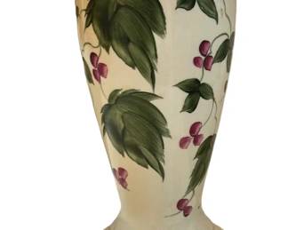 $140 USD     Pair of Hand Painted Cherries Table Lamp Vases EK221-132    Add a pop of whimsy and color to your home decor with this Pair of Hand Painted Cherries Table Lamp Vases. Each vase is beautifully hand painted with charming cherries, making them a versatile addition to any room. Brighten up your space with this unique and playful set!

Dimensions: 6 x 28"H

Condition: Good Condition.

Local pick up Merrifield, VA.  Please contact us for shipper suggestions.     