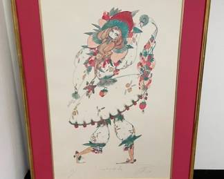 $80 USD     1980's Strawberry Artist Proof Signed Lithograph EK221-55     This vibrant and unique 1980's Strawberry Artist Proof Signed Lithograph is a true conversation piece. With its bold colors and playful design, it's sure to add a touch of fun to any room. Signed by the artist, it's a one-of-a-kind addition to your art collection.

Dimensions: 30 x 42"H

Condition: Very good condition.

Local pick up Merrifield, VA.  Contact us for shipper suggestions.