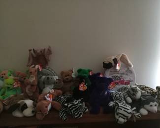 Beanie Babies collection and there are even more than these.