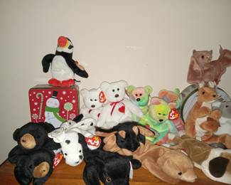 Beanie Babies galore!