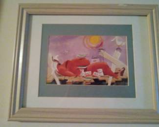 Robert Templeton art framed