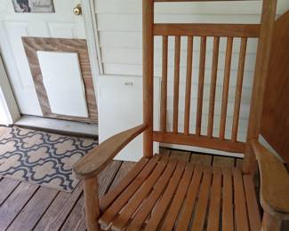 Wood rocker