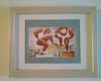 Robert Templeton Alabama artist framed art