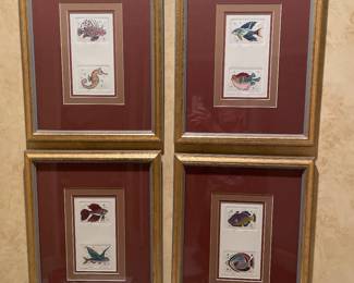 Framed oceanic art