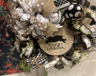 Easter door wreath