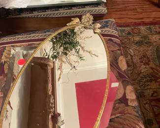 Mirrored vanity tray
