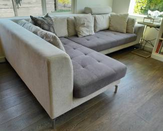 Designer sectional sofa