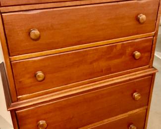 Colonial Style Solid Hard Wood Chest of Drawers