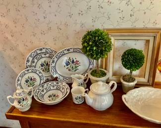 Johnson Brothers  (12) place setting with serving pieces