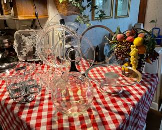 Beautiful Glass Trays and More