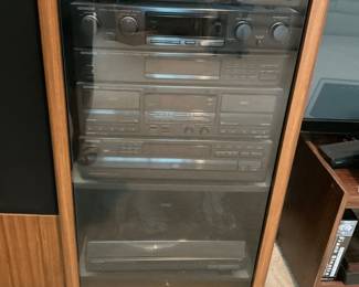 Kenwood Stereo System Cabinet 