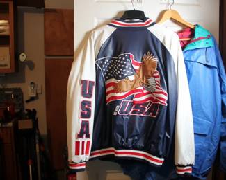 Several Leather Jackets