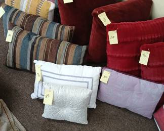 Lots of pillows